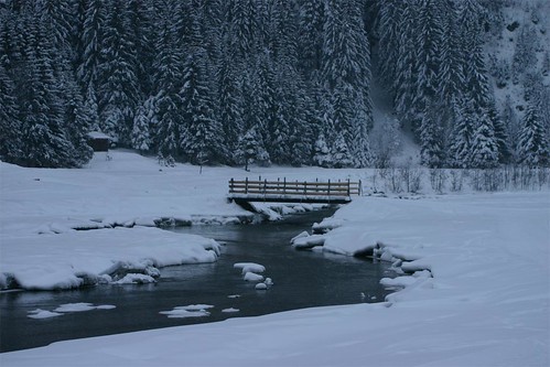 Bridge in winter par Meyer Family