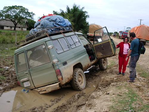 Our stuck landrover