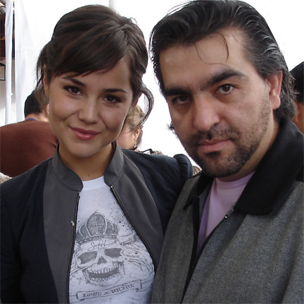 Actress Camila Sodi and Emmy award winner Director Frank Kleriga