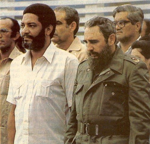 Former Grenada Prime Minister Maurice Bishop With President Fidel Castro in Cuba by panafnewswire