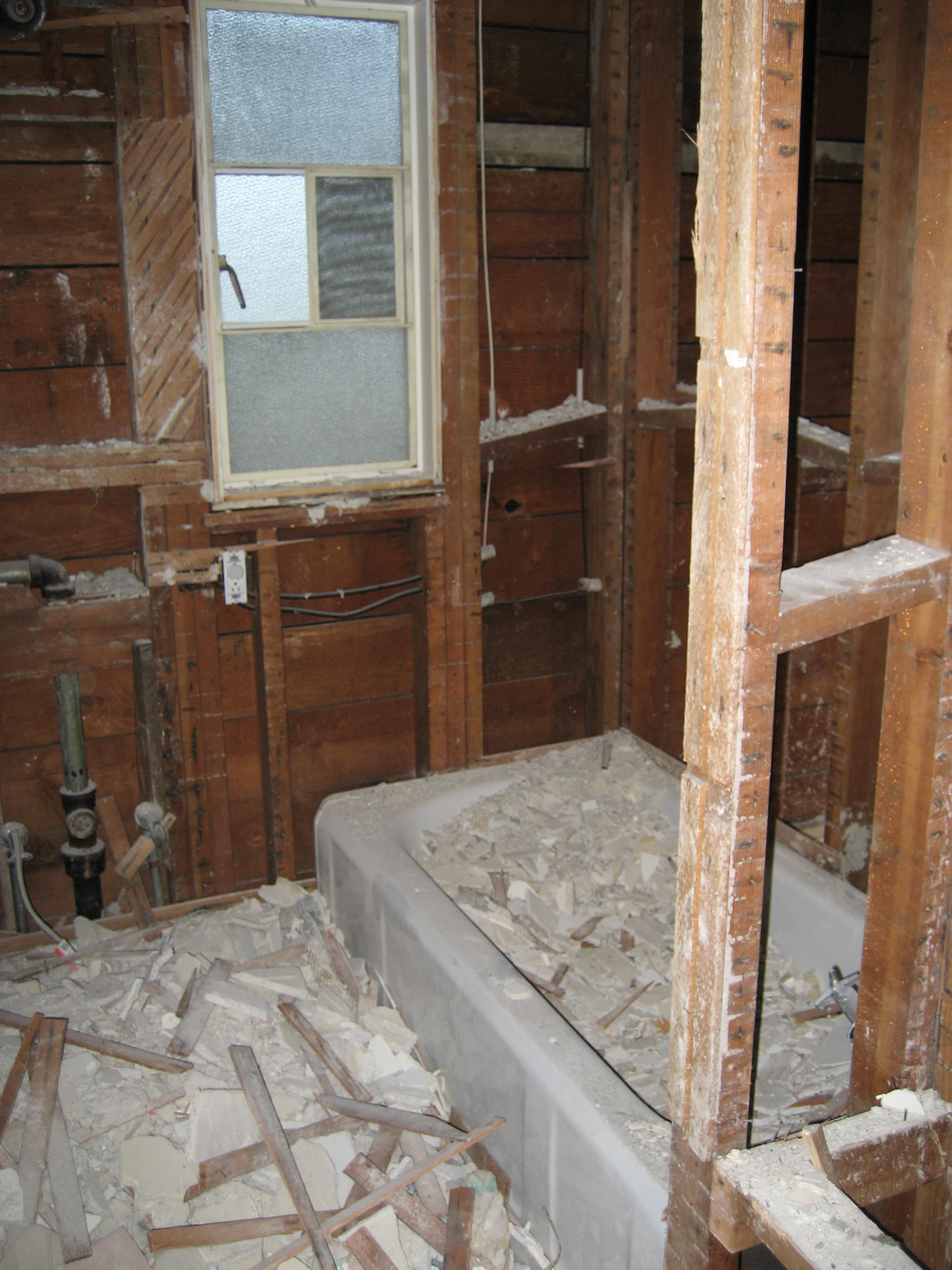 bathroom demolition