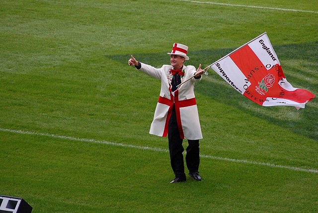 England supporter by flickr user unofficialenglandrugby