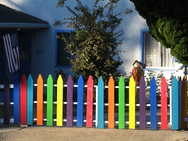 crayon fence