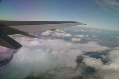 Clouds from aeroplane