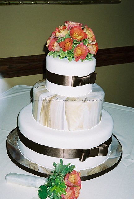 So Marbleous Wedding Cake