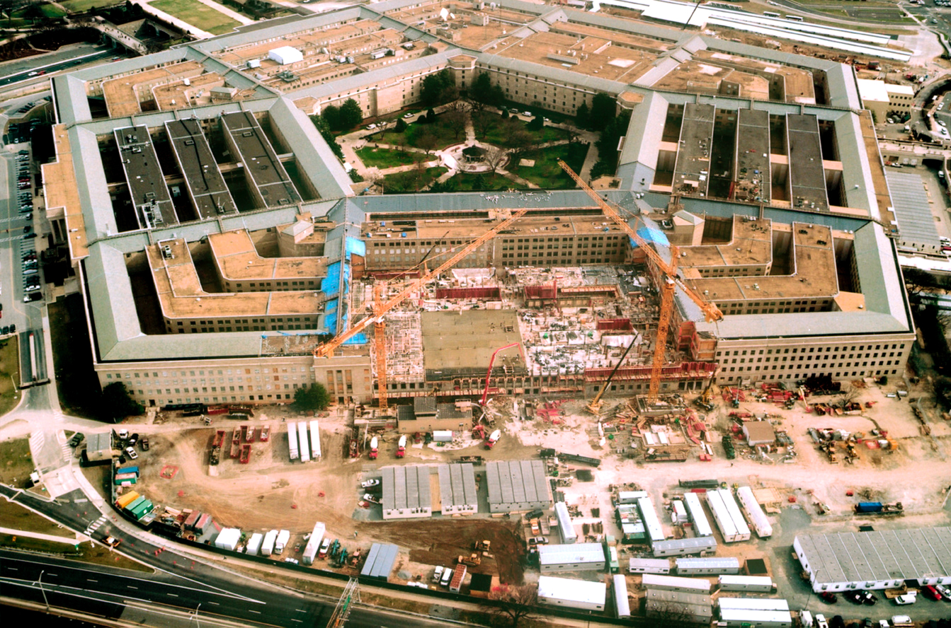 Public Domain Reconstruction Of The Pentagon Post 911 By Grant