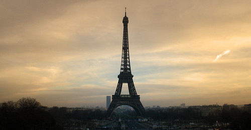 Playing with Sepia - Eiffel Tower, Paris