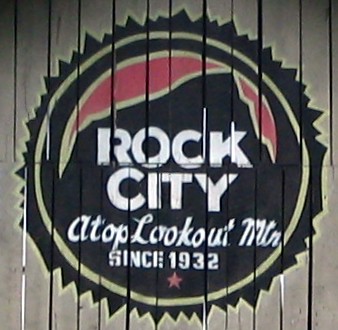 New Rock City logo on SeeROCKCITY.COM barn