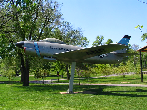 Tenn air guard plane, Nashville, Centennial Park