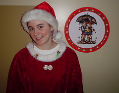 Casey, my Right hand Elf! 2004 Christmas