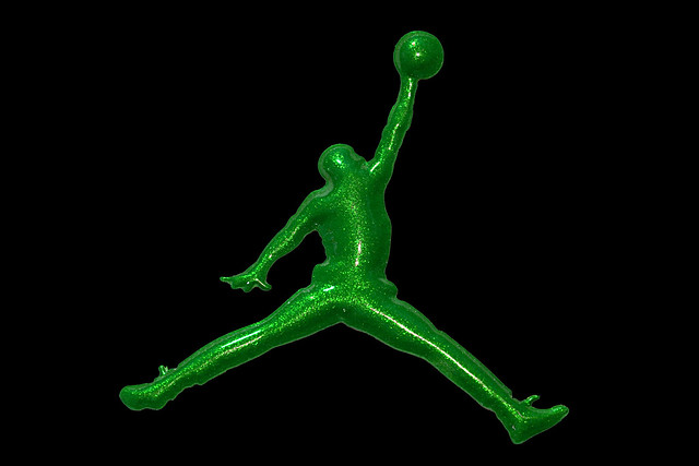 Air Jordan logo As a wallpaper on your desktop