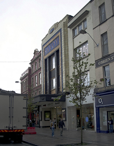 Former Savoy Cinema Cork Ireland Shown in 2002 while the facade gives 