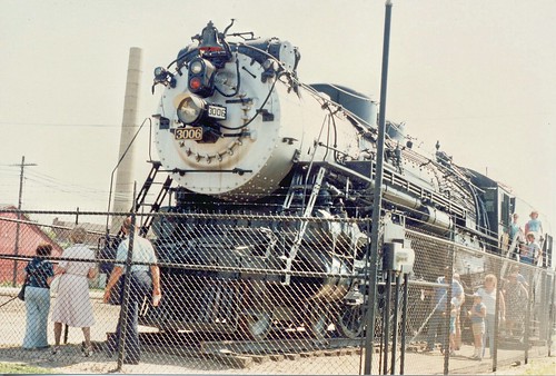Chicago,Burlington & Quincy RR steam locomotive # 3006. Galesburg Illinois USA. June 1985. by Eddie from Chicago