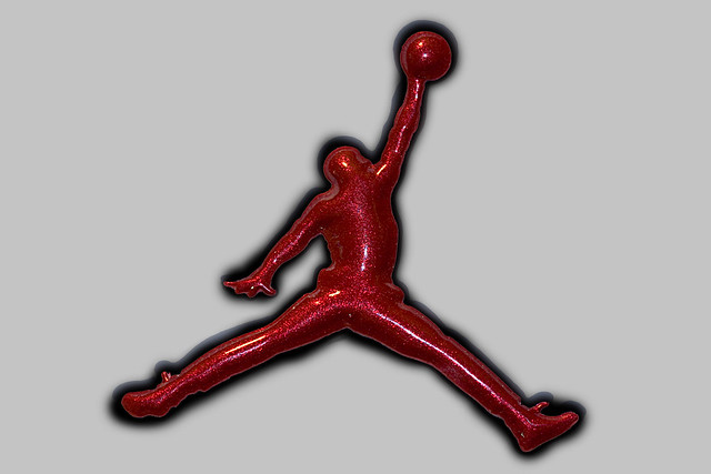 Took a picture of a Jordan Logo and did some photoshop work on it