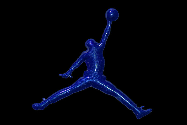 Took a picture of a Jordan Logo and did some photoshop work on it