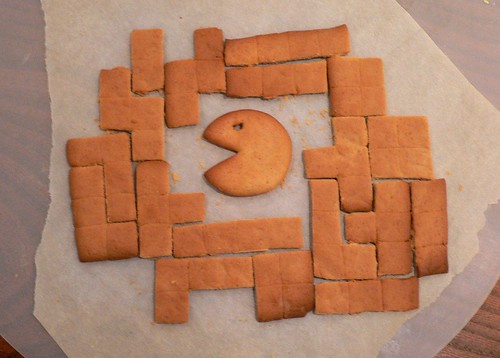 Joakim's gingerbread tetris (with pac-man)