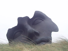 Sculptures Near The Sea