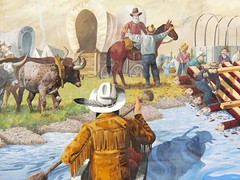 Oregon Trail Mural Decision at the Dalles by Don Crook (5)