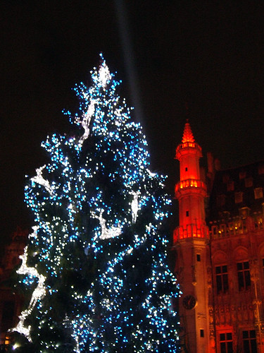 Christmas Lightshow at the Grand Place