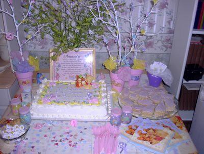Baby Shower Table Centerpiece Ideas on Baby Shower Cake Table Display   Flickr   Photo Sharing