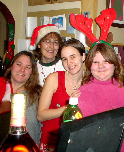 Brandy, Me, Casey, and Ashley! Christmas 2006