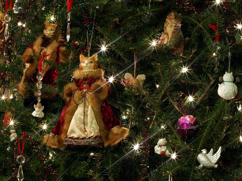 Détail du sapin de Noël de la blonde / Girlfriend's Christmas Tree Detail