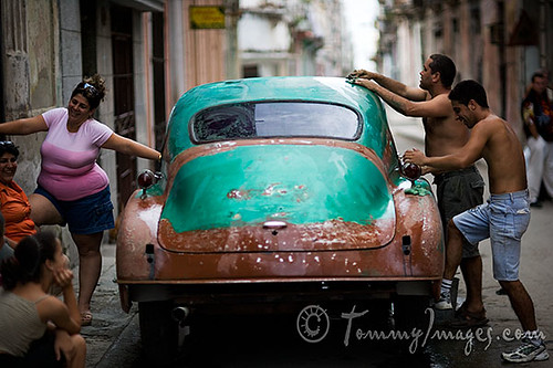 Classic American cars are seen throughout Cuba a throwback to the days 