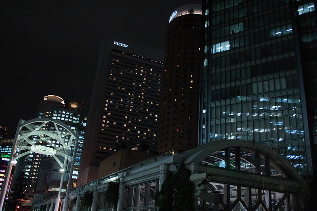 Umeda skyscrapers at night | Flickr - Photo Sharing!