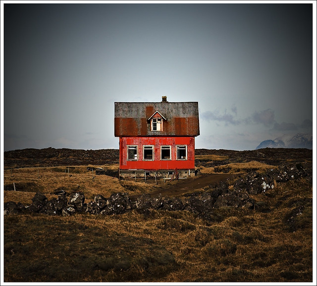 house, abandoned, iceland