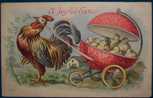 Vintage Easter Postcard by riptheskull