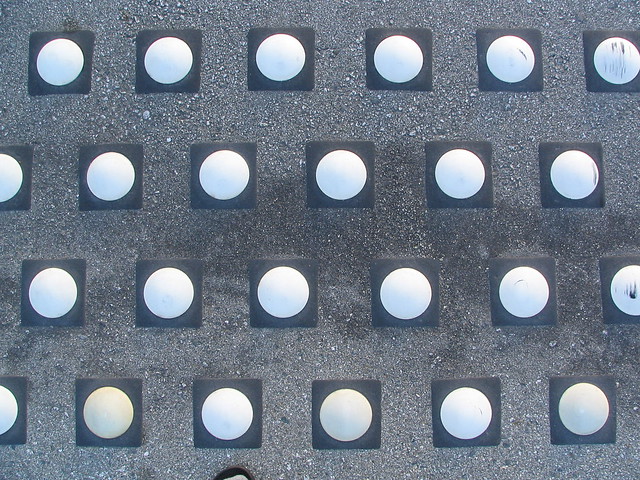 Picture of dots on a street