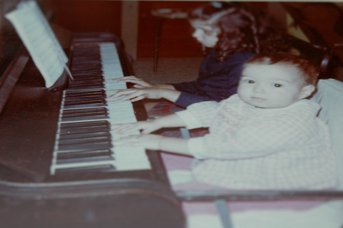 a piano lesson from a long, long, long time ago.