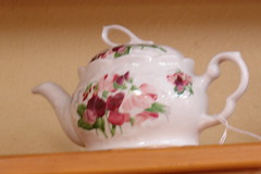 Porcelain,Tea pots,Plates.