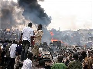 Nigerian pipeline explosion kills hundreds in a suburb of Lagos State. by Pan-African News Wire File Photos