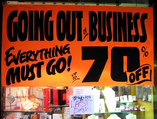 Going out of Business Everything must go!