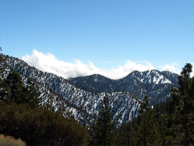 Clouds over the San Gabriels