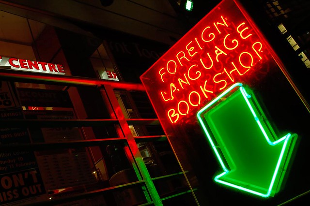 Foreing Language Bookshop - Flickr CC mugley