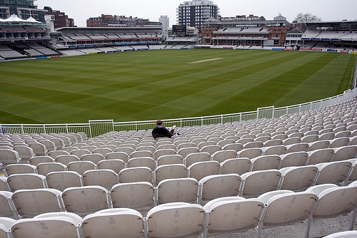 Alone at lords