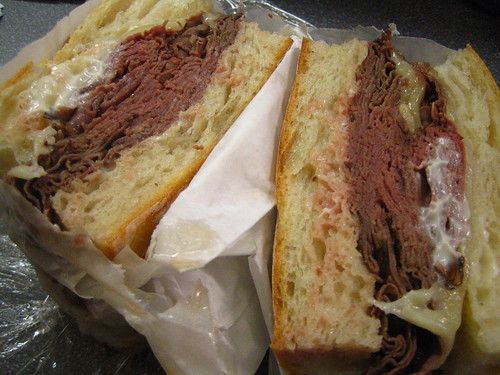 hot roast beef with extra beef
