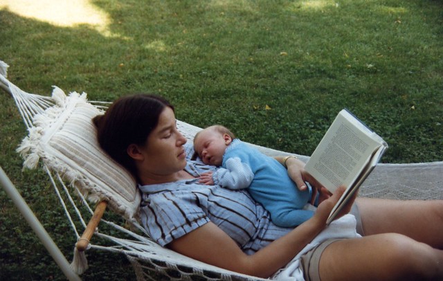 Mother & son, Wayne 1987