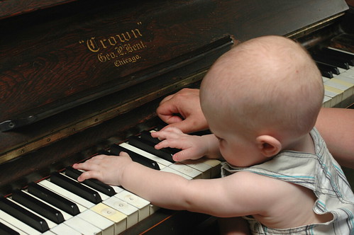 day 357: odin's first piano lesson. III.