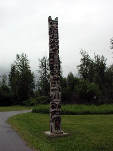 Totem near Prince Rupert / Canada