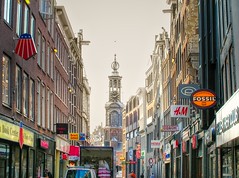 Amsterdam - Kalverstraat and Munttoren