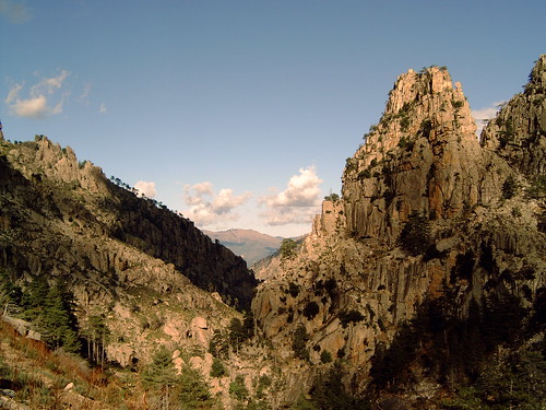 Montagne et rocher en Corse