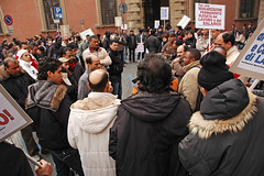 manifestazione dei migranti - Bologna - 24 febbraio