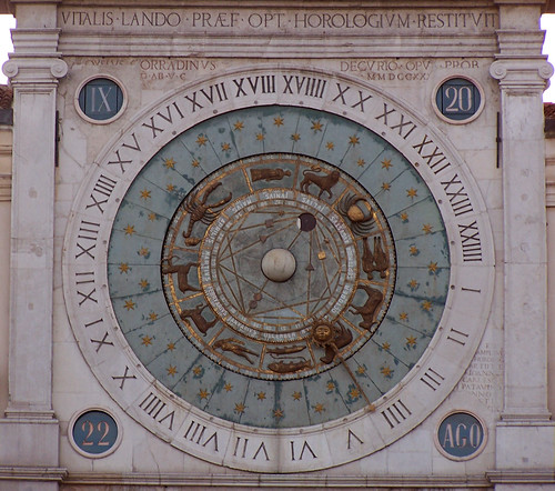 Rellotge astrològic, Piazza dei Signori, Padova