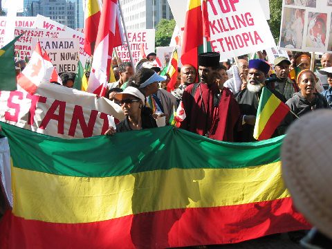 Toronto Ethiopian Protest Rally