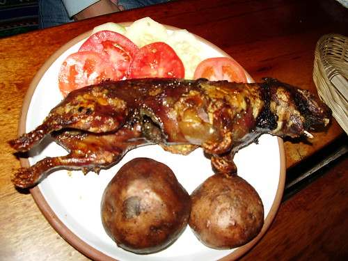 What's for dinner? Roasted guinea pig
