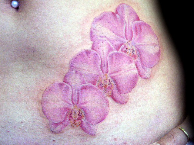 Tatouage Orchide