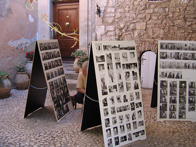 Expo de photos à Joucas, en provence